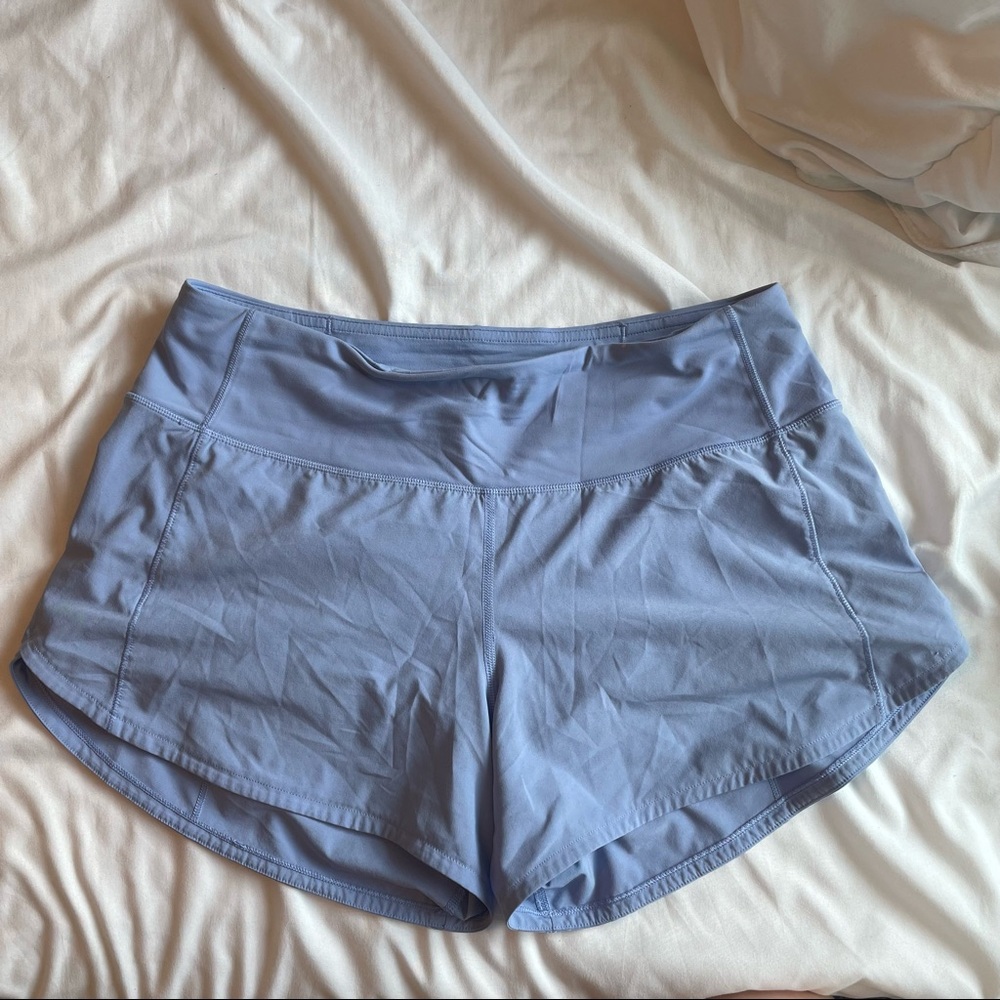 Lilac Lululemon shorts